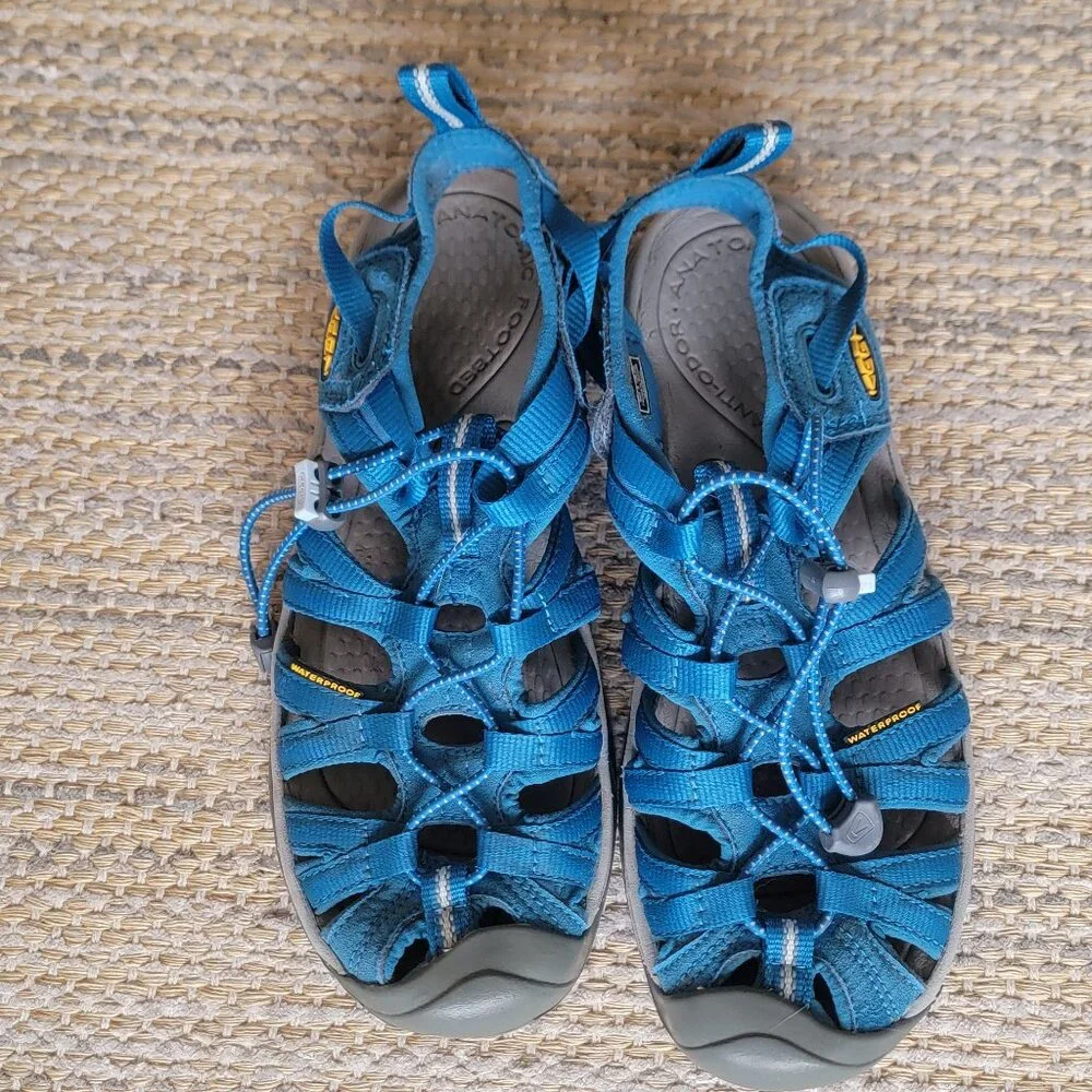 Keen Women's Hiking, Water Sandals, Size 7.5, Blue, Waterproof